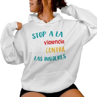 Feminista Moradatopiolencia Es 8M Marzo Sudadera con capucha para mujer - Regaloses