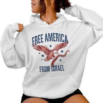 Free America From Israel For Womens Women Hoodie | Mazezy