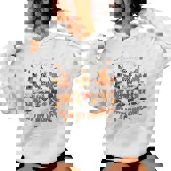 Friendsgiving With My Gnomies Thanksgiving Gnome Women Hoodie - Thegiftio