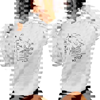 Frog Horse Optical Illusion Math Graph Drawing Philosopher Women's Hoodie | Mazezy