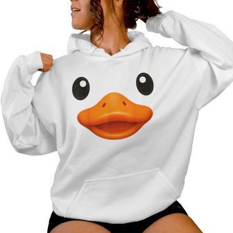 Duck Face Rubber Ducky Duckie Easy Halloween Costume Women Hoodie - Thegiftio UK