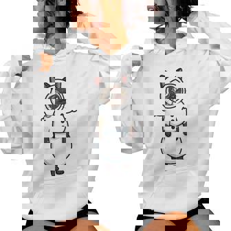 Siamese Cat In Snowman Costume Women Hoodie - Thegiftio