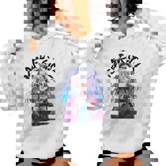 Gamer Girl Gaming Anime Cute Video Game Girls Women Hoodie - Monsterry