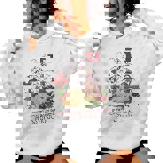 Georgian Christmas New Year Orthodox Holiday Alilo Parade Women's Hoodie | Mazezy