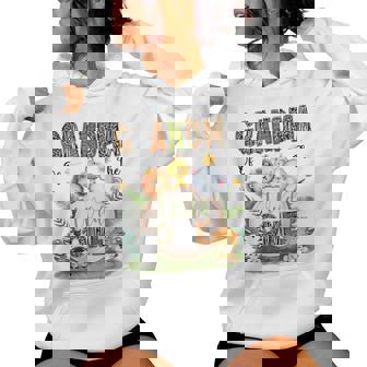 Grandma Of The Wild One 1St Bday Boy Safari Woodland Women Hoodie | Seseable FR