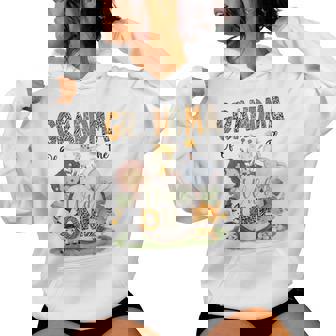 Grandma Of The Wild One 1St Birthday Boy Safari Lover Women Hoodie | Seseable UK