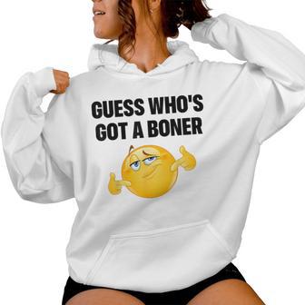 Guess Who's Got A Cheeky Joke Sarcastic Adult Women Hoodie - Thegiftio UK