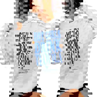 Hot Girl Drink Tequila X Livelife Clo – Jga Party Backprint Felpa con cappuccio da donna - Novitaregali