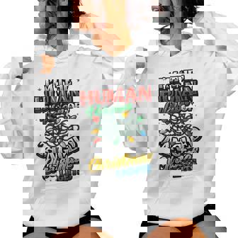 Human Version Of Tangled Christmas Lights Christmas Women Hoodie | Seseable CA