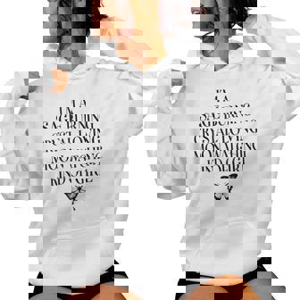 I'm A Sage Burning Crystal Loving Moon Watching Kind Of Girl Women's Hoodie | Mazezy