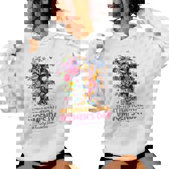 International Women's Day 2026 8 March Empowering Girl Women Hoodie - Thegiftio