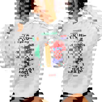 Irish Croatian Flag Idea For Women & Croatia Ireland Roots Women's Hoodie | Mazezy