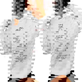 Jesus Paid It All Christian Receipt Religious Jesus Women Hoodie | Seseable UK