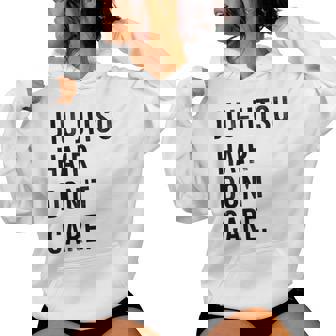 Jiu-Jitsu Hair Don't Care Jiu Jitsu Girl Women's Hoodie | Mazezy