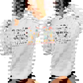 Just A Jolly Goose Nurse Medical Staff Christmas Holiday Women Hoodie - Thegiftio