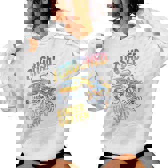 Kawaii I Crushed Kindergarten Preschool Monster Kids Women's Hoodie | Mazezy