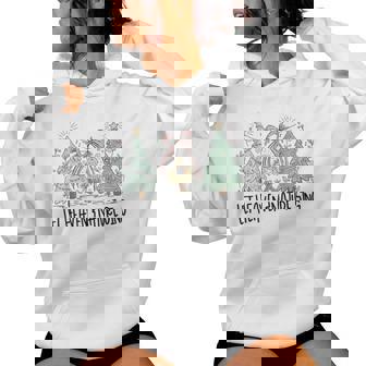 Let Heaven And Nature Sing Coquette Christmas Christian Xmas Women Hoodie | Seseable CA