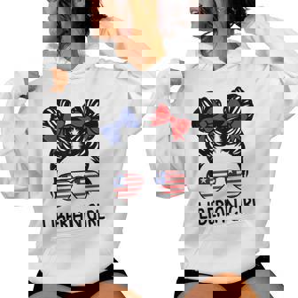 Liberian Girl Messy Hair Liberia Pride Patriotic Kids Women's Hoodie | Mazezy