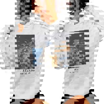 I Live Ballfield Now Cute Raccoon Baseball Softball Mom Women Hoodie - Monsterry