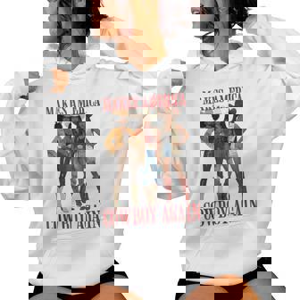 Makes America A Cowboy Again Melanin Cowgirl Western Tank Top Women's Hoodie | Mazezy