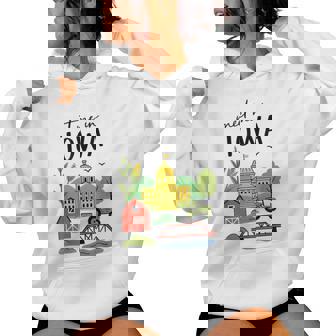 Meet Me In Iowa Cute US State Travel Retro Women Women's Hoodie | Mazezy