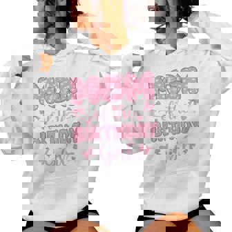 Mom Of The Birthday Girl Coquette Bow Party Family Matching Women Hoodie | Seseable UK