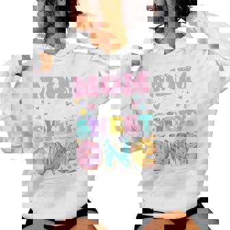 Mom Of The Sweet One 1St Birthday Donut Bday Party Tri-Blend Women Hoodie | Seseable UK