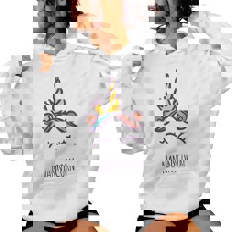 Nannycorn Cute Nanny Grandma Unicorn Tank Top Women's Hoodie | Mazezy