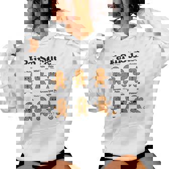 Pain Scale Gingerbread Man Nurse Christmas Icu Nurse Women Hoodie | Mazezy