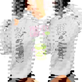 Pretty Girls Drink Matcha Green Tea Costume Women Hoodie | Mazezy