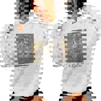 Raccoon Ballfield Baseball Mom Field I Live Here Now Women Hoodie | Seseable UK