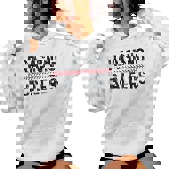 Raising Ballers Mom Baseball Women Hoodie | Seseable CA