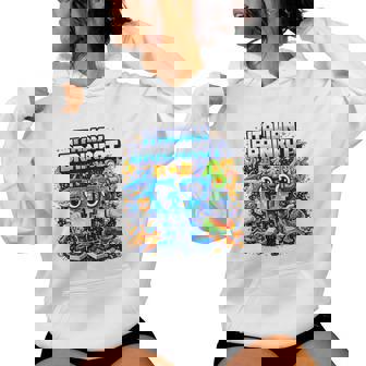 Retro 67 Gráfico Brainrotixeven Meme Regalos 6 7 Broma Sudadera con capucha para mujer - Regaloses