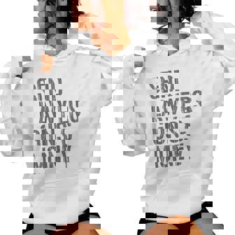 Retro Vintage Send Lawyers Guns Money Women Women Hoodie | Seseable UK