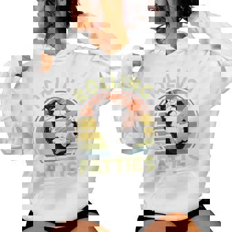 Rolling Fatties Tuxedo Cat Breed Mom Dad Kitten Retro Women Hoodie - Thegiftio