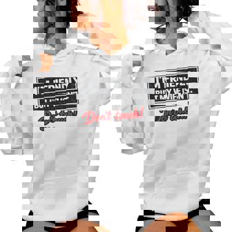 Soy Amigable Pero Mi Esposa No Es Divertida Sudadera con capucha para mujer - Regaloses