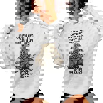 Support The Right To Arm Bears Gun Women's Hoodie | Mazezy