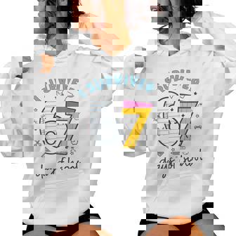 I Survived 67 Days Of School 6 7 Meme Teacher Student Women Hoodie | Seseable FR