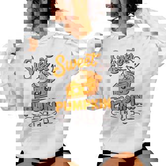 Sweet As Pumpkin Pie Shirt Adult Kids Men Women Thanksgiving Women's Hoodie | Mazezy