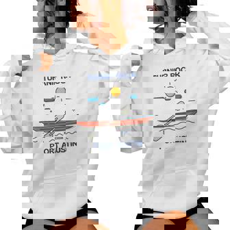 Turnip Rock Port Austin Kayak Michigan Michigander Souvenir Women's Hoodie | Mazezy