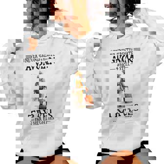 Never Underestimate A Woman Who Still Travels In Her 80'S Women Hoodie - Seseable