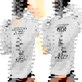 Never Underestimate A Woman Who Still Travels In Her Women Hoodie | Mazezy