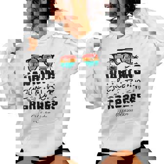 Warning Girls Trip In Progress Vacation Uzbekistan Women's Hoodie | Mazezy