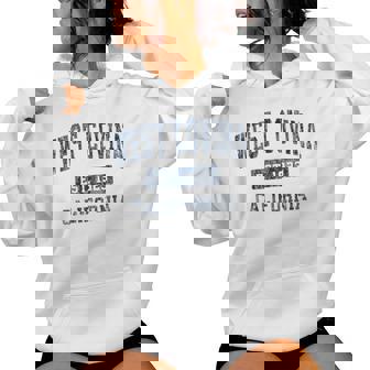 West Covina California Ca Vintage Established Women Hoodie | Mazezy