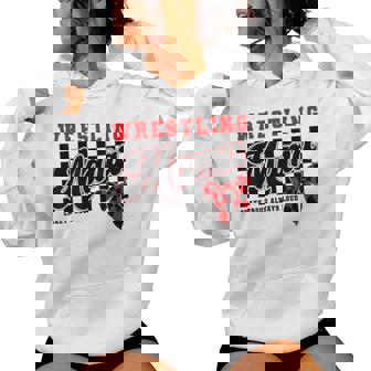 Wrestling Mom Mama Wrestle Wrestler Women Hoodie - Thegiftio