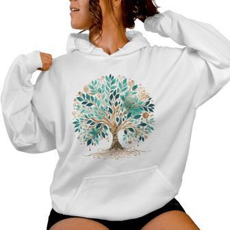 Yoga Teacher s Árbol De Laida Adulto Blanco Manga Corta Pequeño Sudadera con capucha para mujer - Regaloses