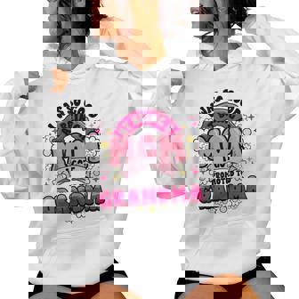 お母さんはおばあちゃんに昇進しました新しいおばあちゃんママ面白い母の日 レディースパーカー - Kawaiitshirt