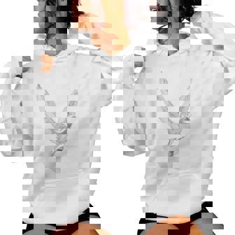 鳩 動物 男性 女性 モチーフ 恋人 自由 デザイン 平和 レディースパーカー - Kawaiitshirt