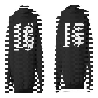 16番 16番 番号付き スウェットシャツ - Kawaiitshirt