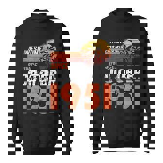 1951年10月 誕生日 スウェットシャツ - Kawaiitshirt